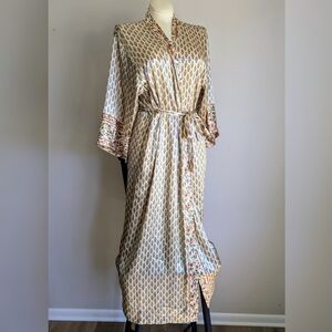 Oscar de la Renta Large Pink Label Full Length Robe